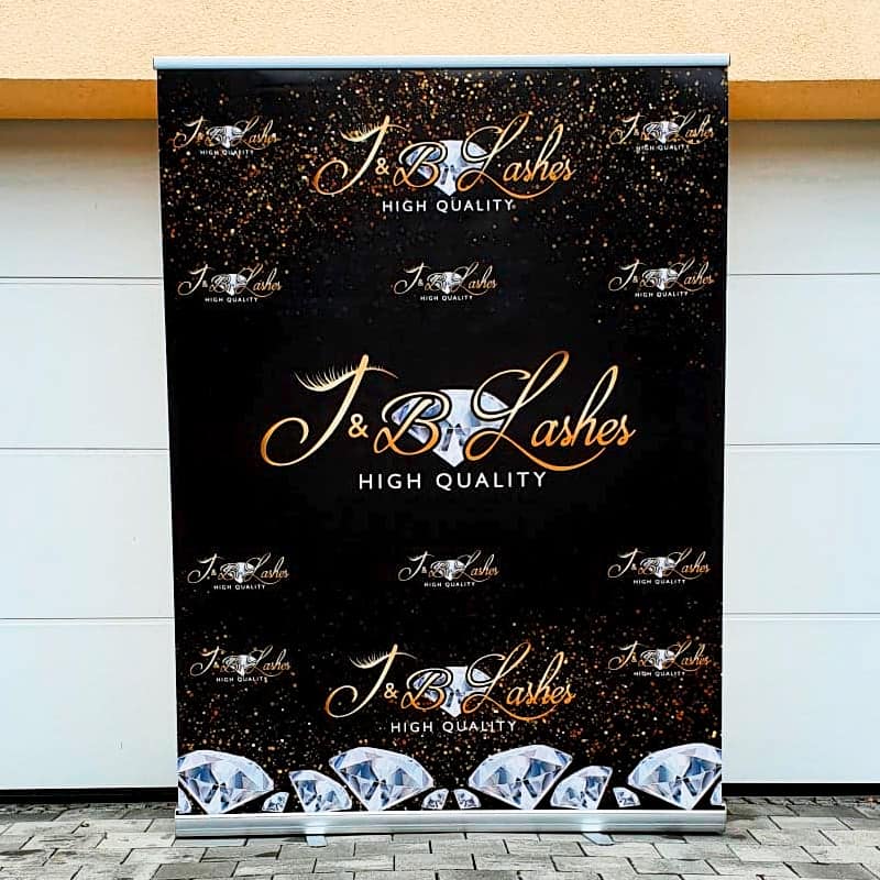 Photo background - roll-up - photo wall - stand - various sizes - incl. bag dimensions - incl. bag - Image 6