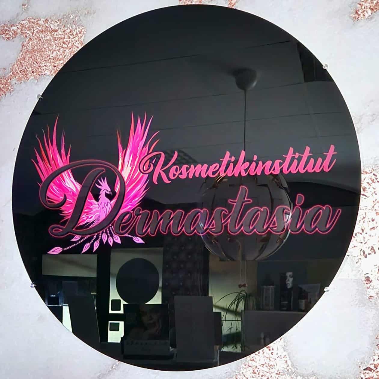 Glamorous acrylic sign / wall sign / wall logo up to 1.50m round - Image 12