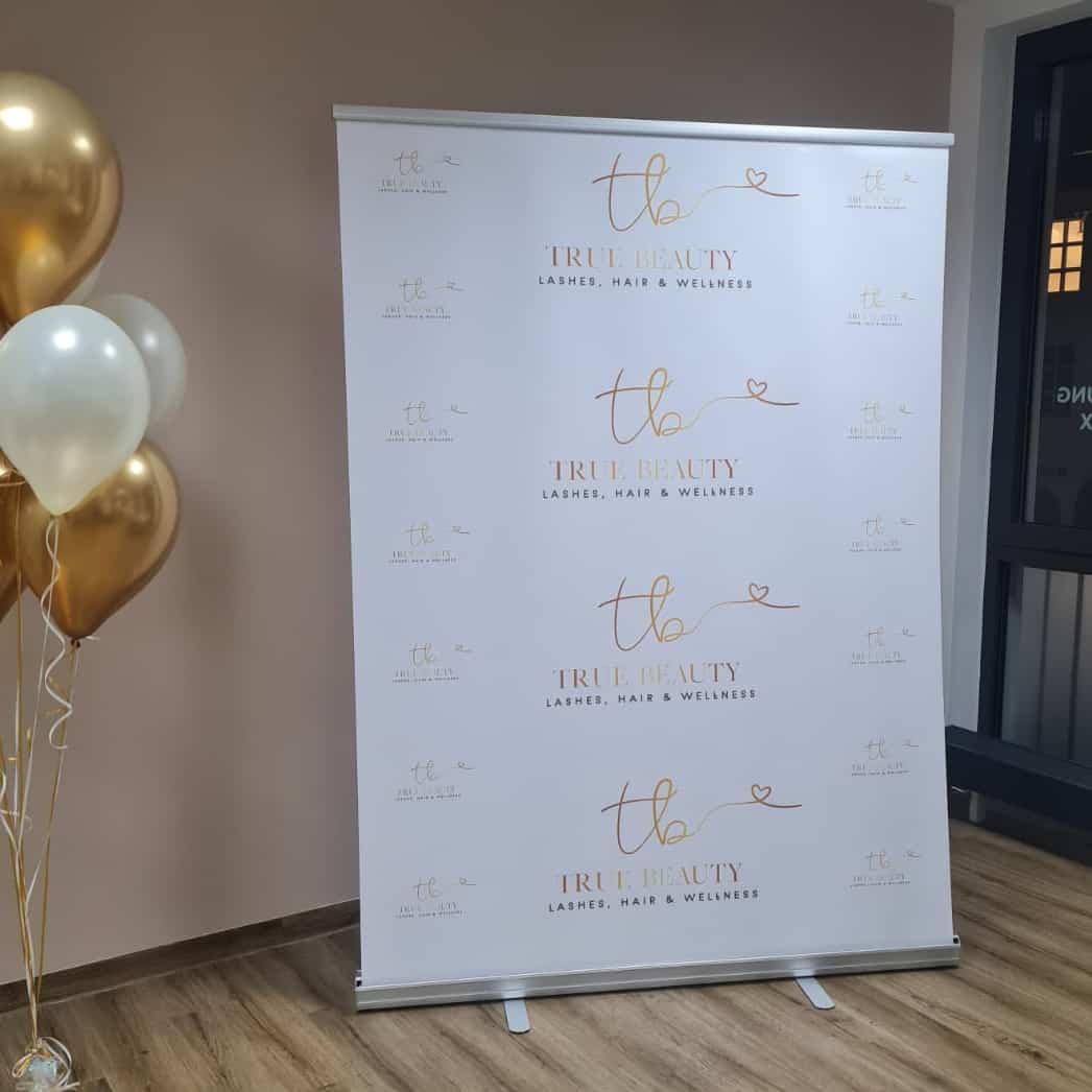 Photo background - roll-up - photo wall - stand - various sizes - incl. bag dimensions - incl. bag - Image 5