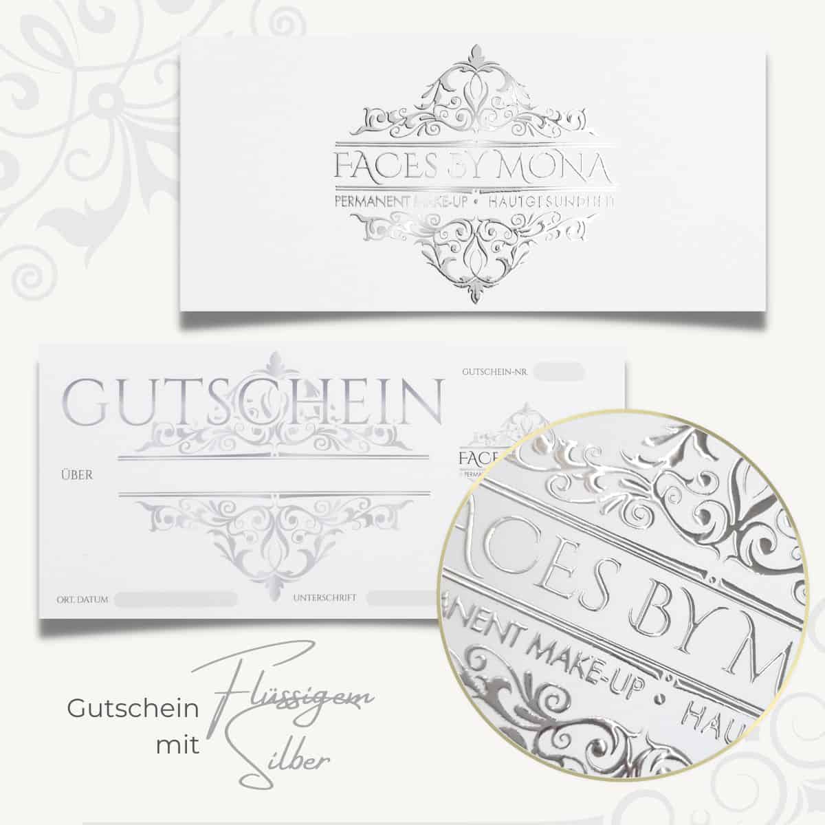 Exclusive voucher / gift voucher enhanced with liquid gold or liquid silver - Image 15