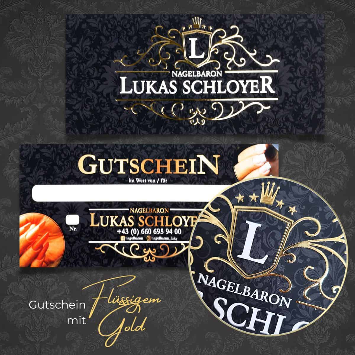 Exclusive voucher / gift voucher enhanced with liquid gold or liquid silver - Image 16