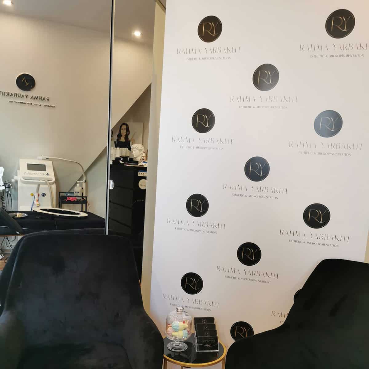 Photo background - roll-up - photo wall - stand - various sizes - incl. bag dimensions - incl. bag - Image 3