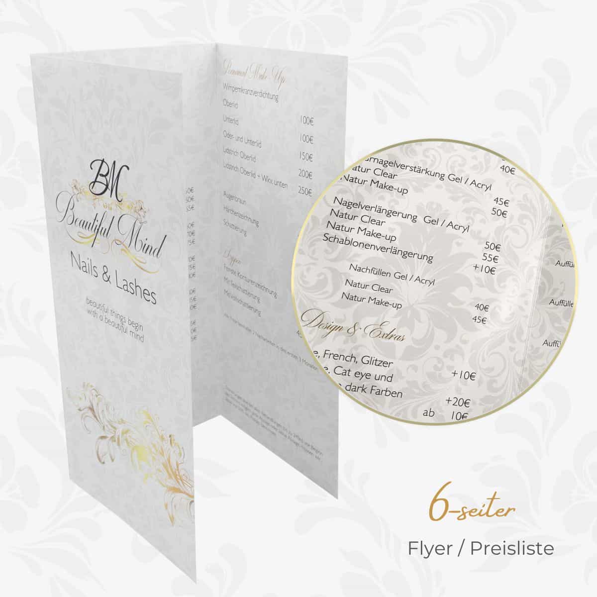 Info flyer / price list 6-page flyer / glossy / DIN long - Image 15