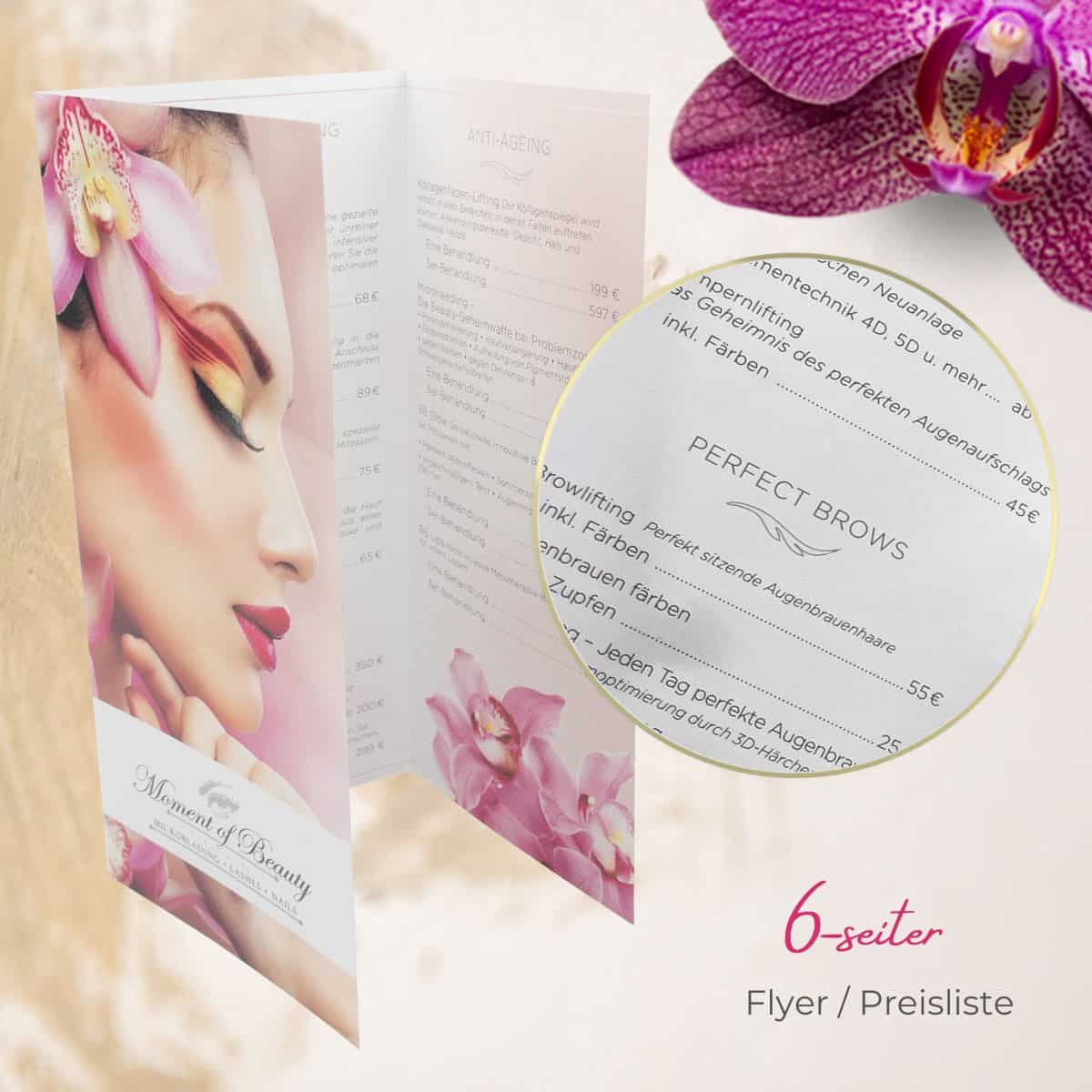 Info flyer / price list 6-page flyer / glossy / DIN long - Image 7