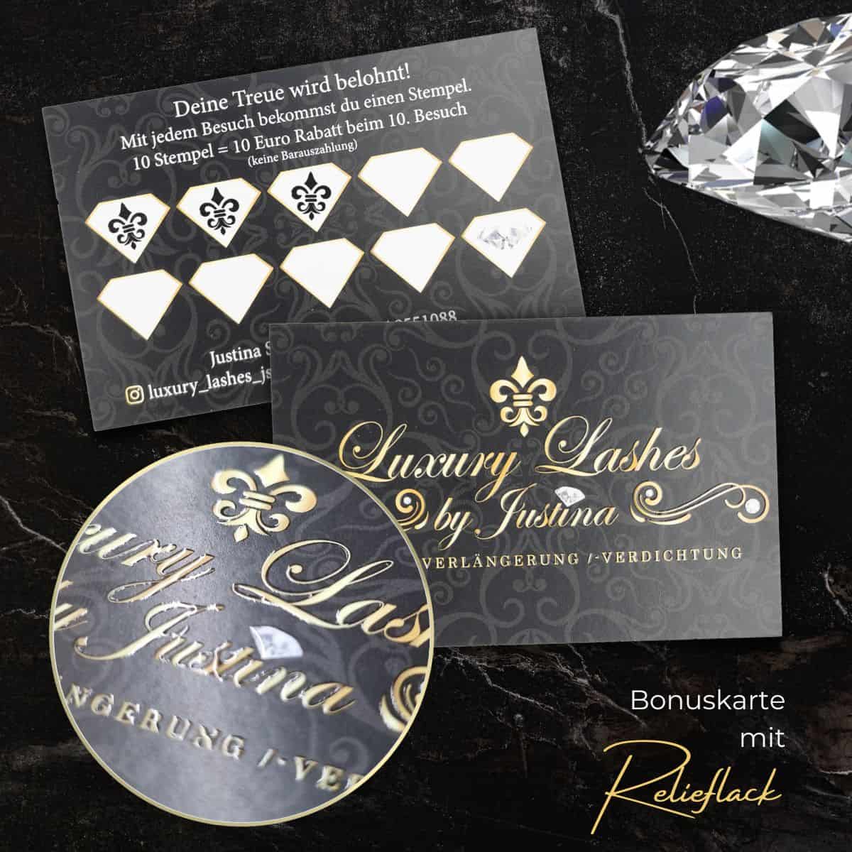 Exclusive bonus card with LACK refinement