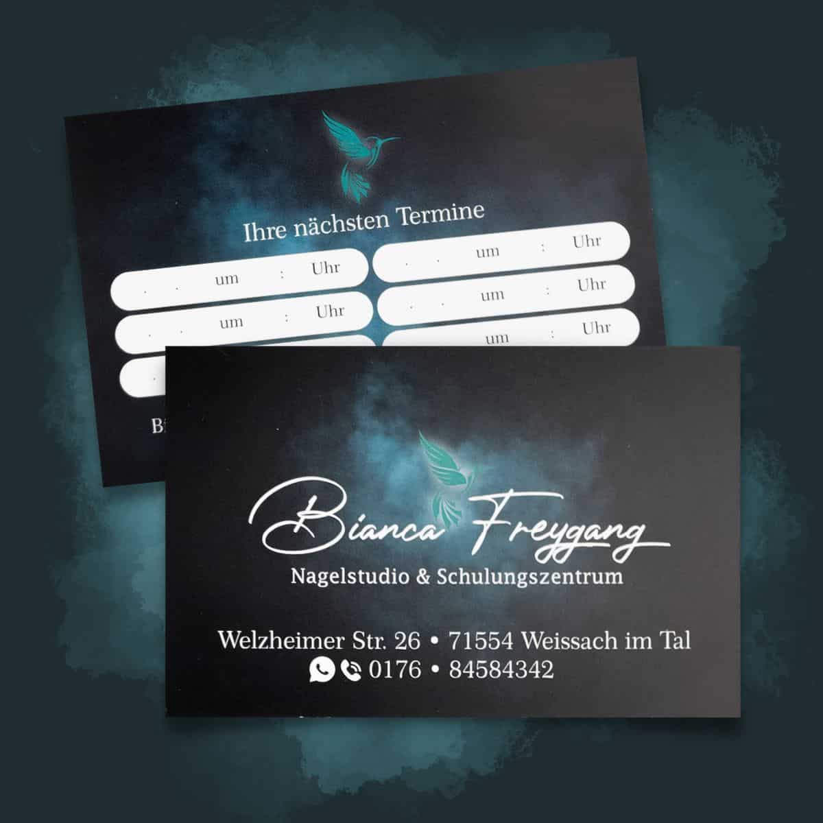 PREMIUM appointment card - matt softskin - Image 3