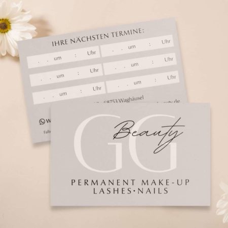PREMIUM appointment card - matt softskin