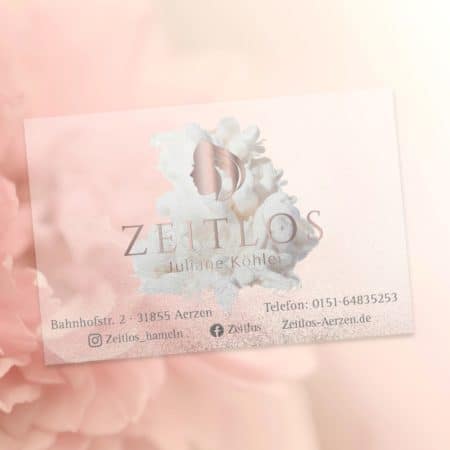 Business card made of PLASTIC / plastic business card