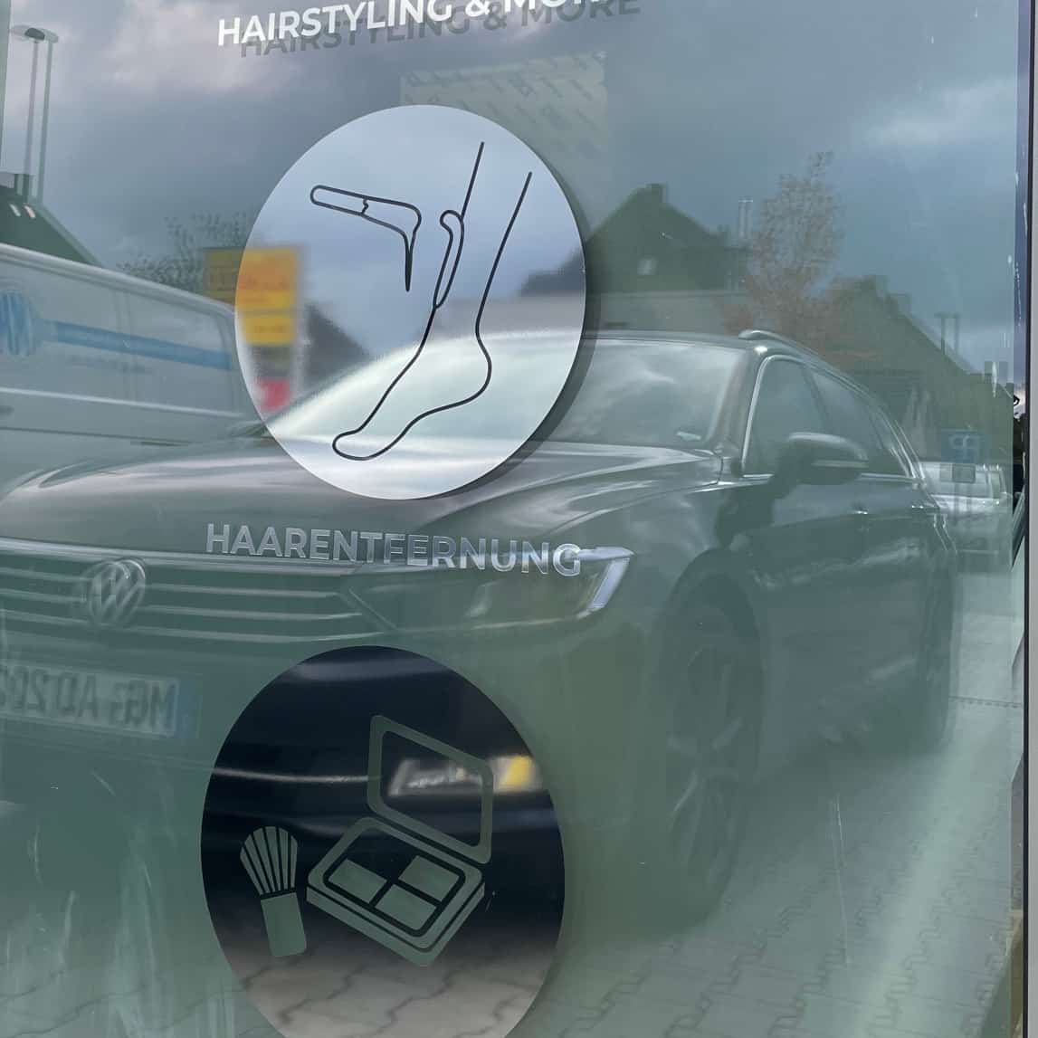 Window stickers / icons / shop window lettering / services / gold & silver - Image 7