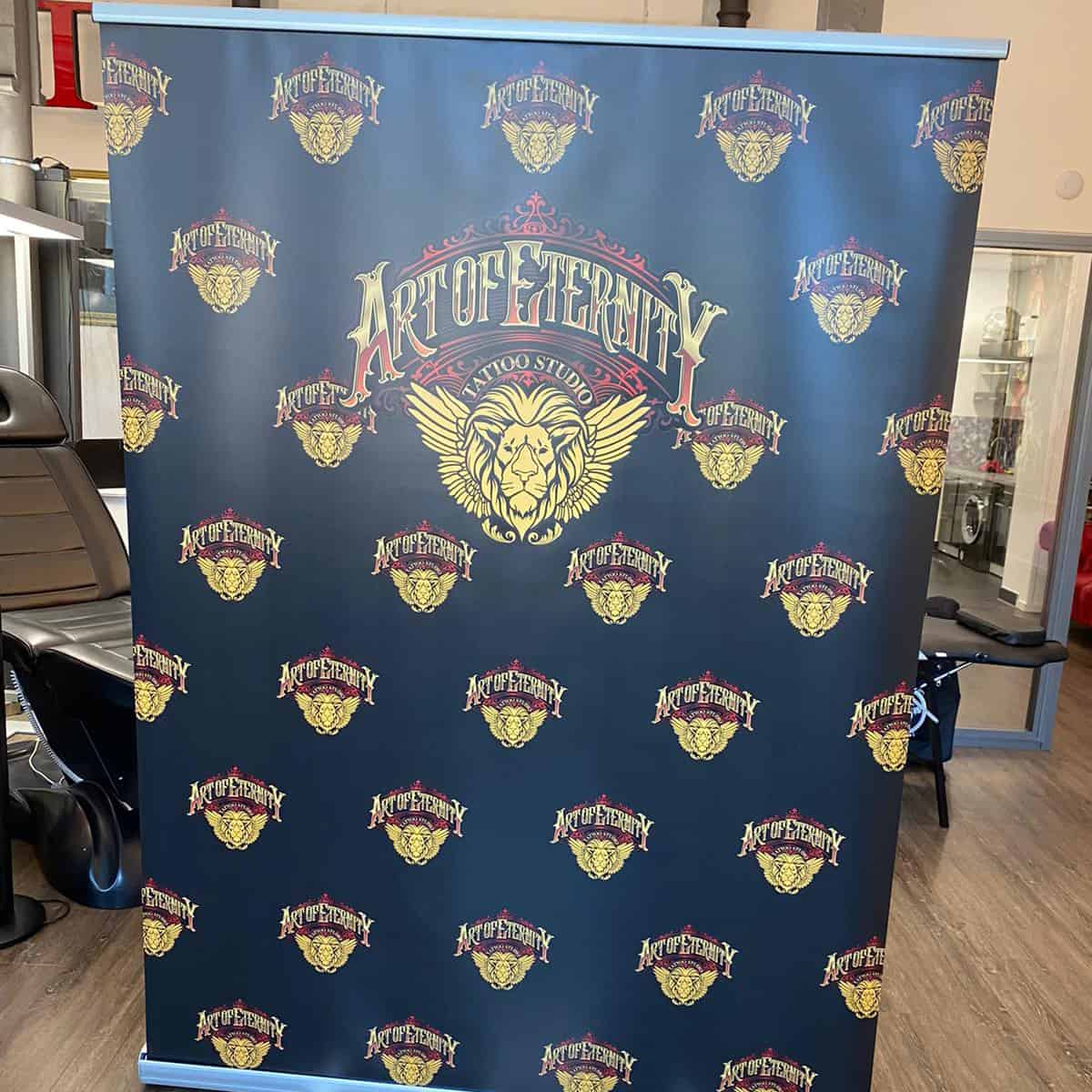 Photo background - roll-up - photo wall - stand - various sizes - incl. bag dimensions - incl. bag - Image 4