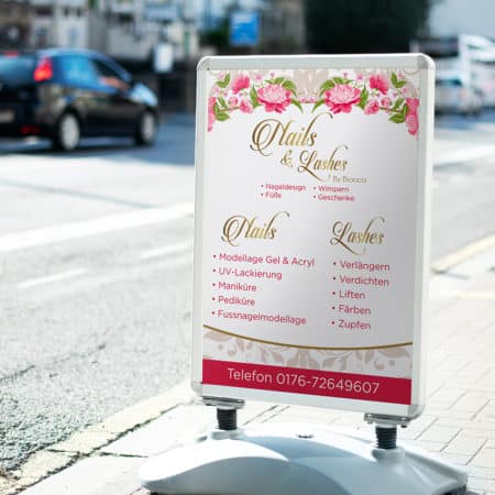 Poster / customer stopper - DINA1 poster HOCHGLANZ - in the design of your choice