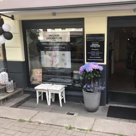 Exclusive satin decorative banner (studio decoration / shop window) 100x200cm