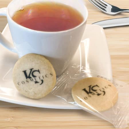 Delicious cookies with your personal logo