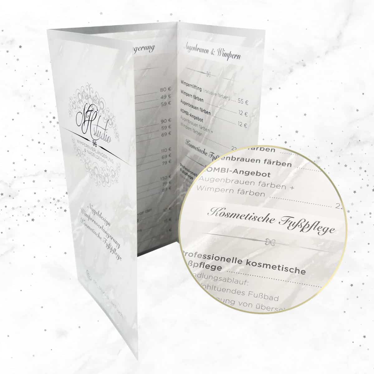 Info flyer / price list 6-page flyer / glossy / DIN long - Image 6