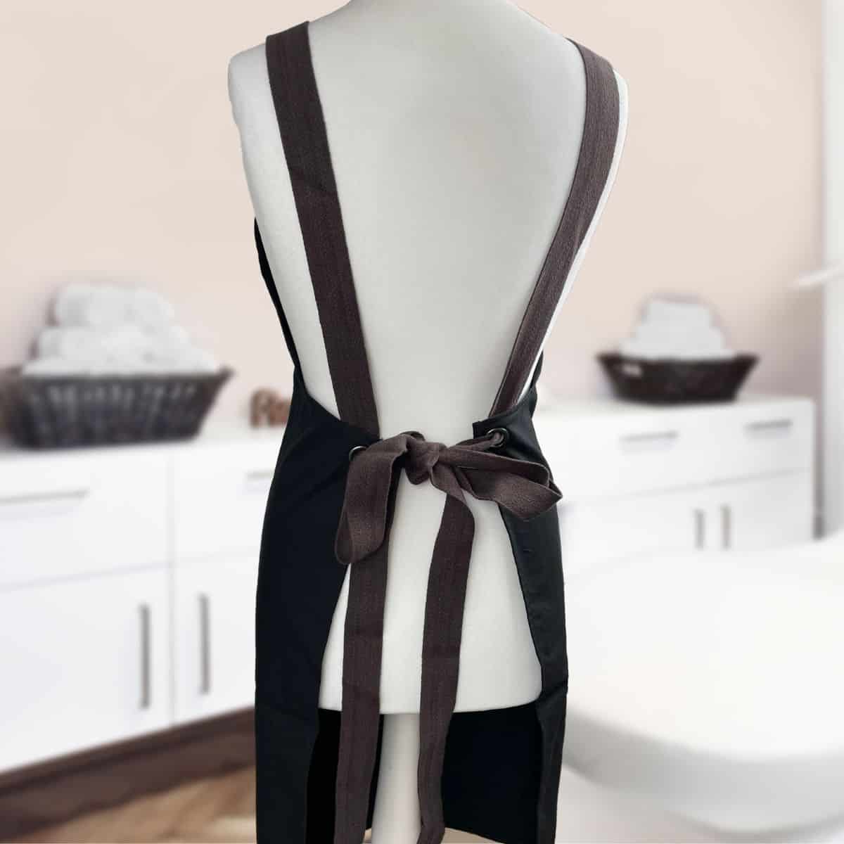 Apron / Apron / Cosmetic apron - with gold effect logo - Image 3