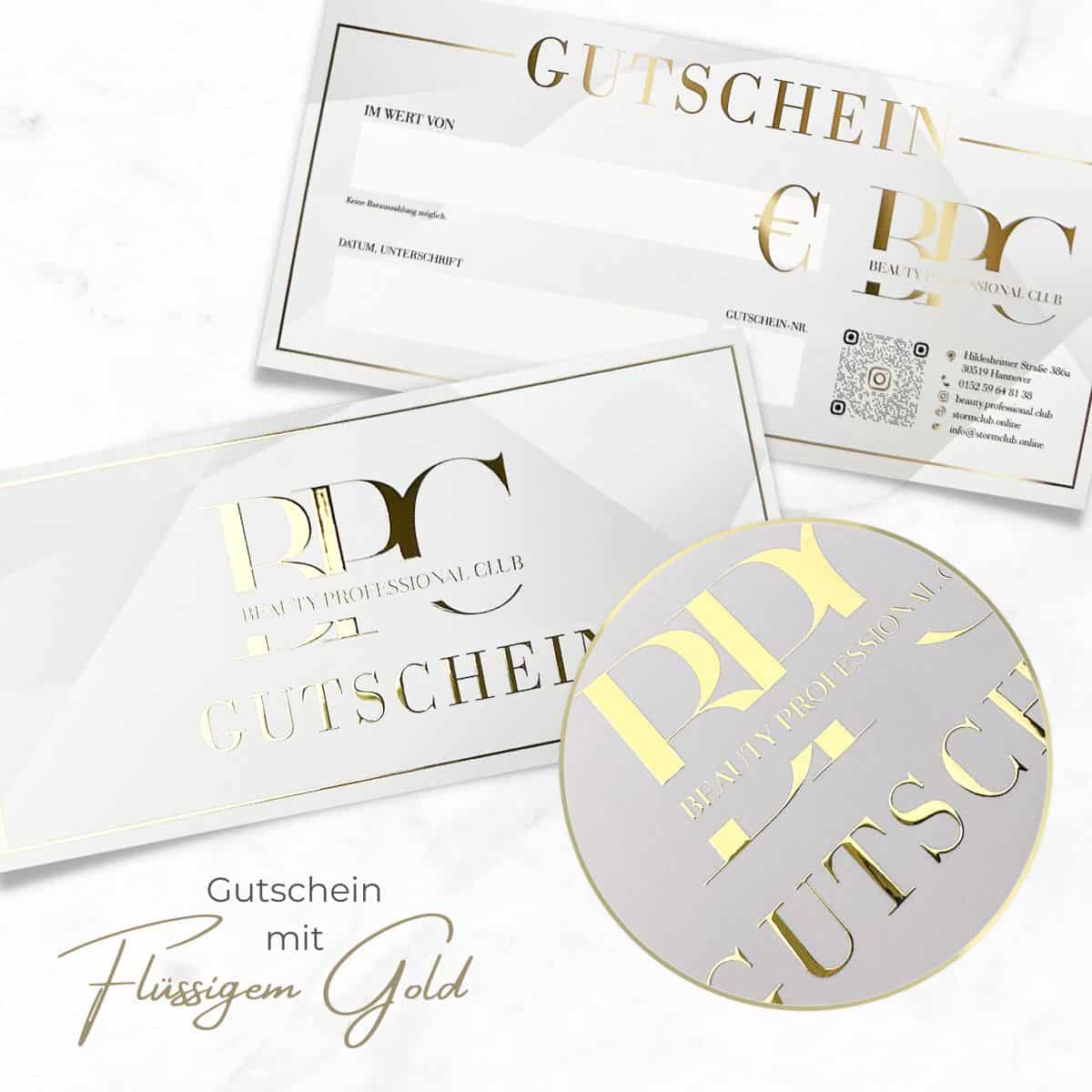 Exclusive voucher / gift voucher enhanced with liquid gold or liquid silver - Image 6