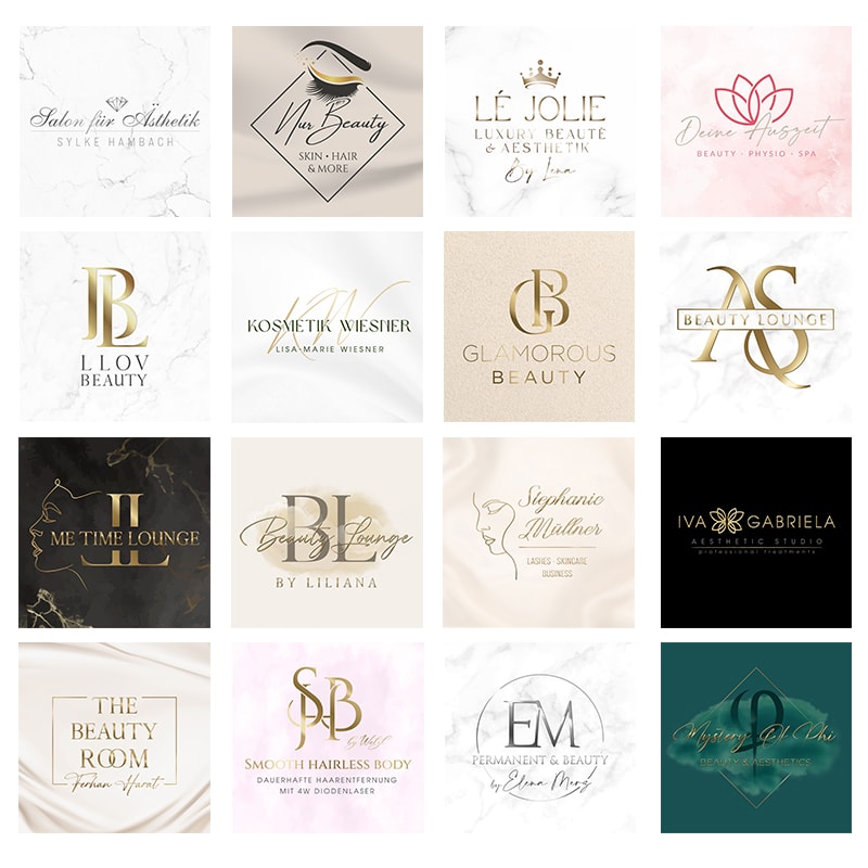 LOGO-Design - Beautylogo: Nails - Lashes - PMU - Beauty - Hair - optional with Liquid-3D-Gold or Silver - Image 5