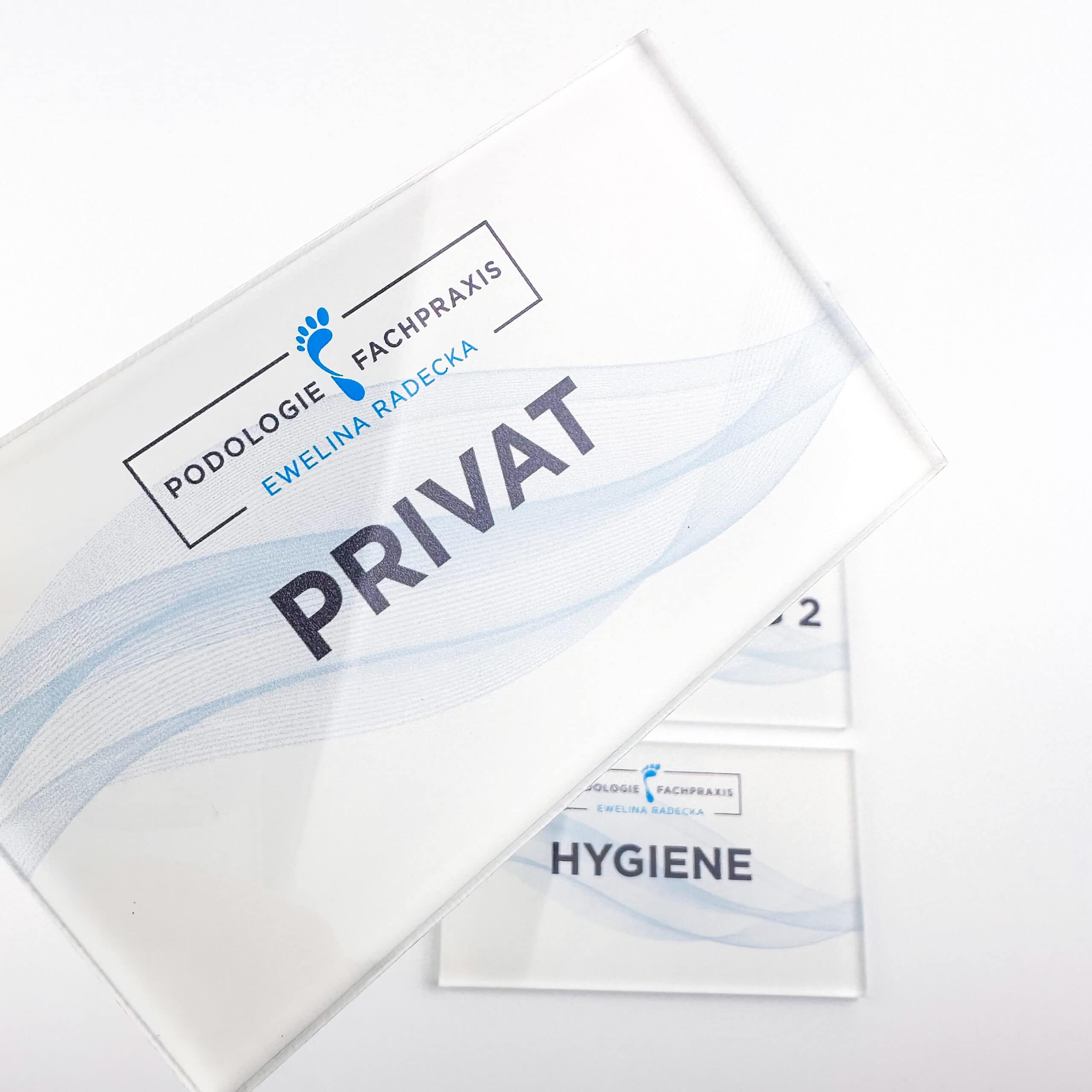 Exclusive room sign / room signs / door sign (WC, staff, room 1 ) acrylic glass - Image 5