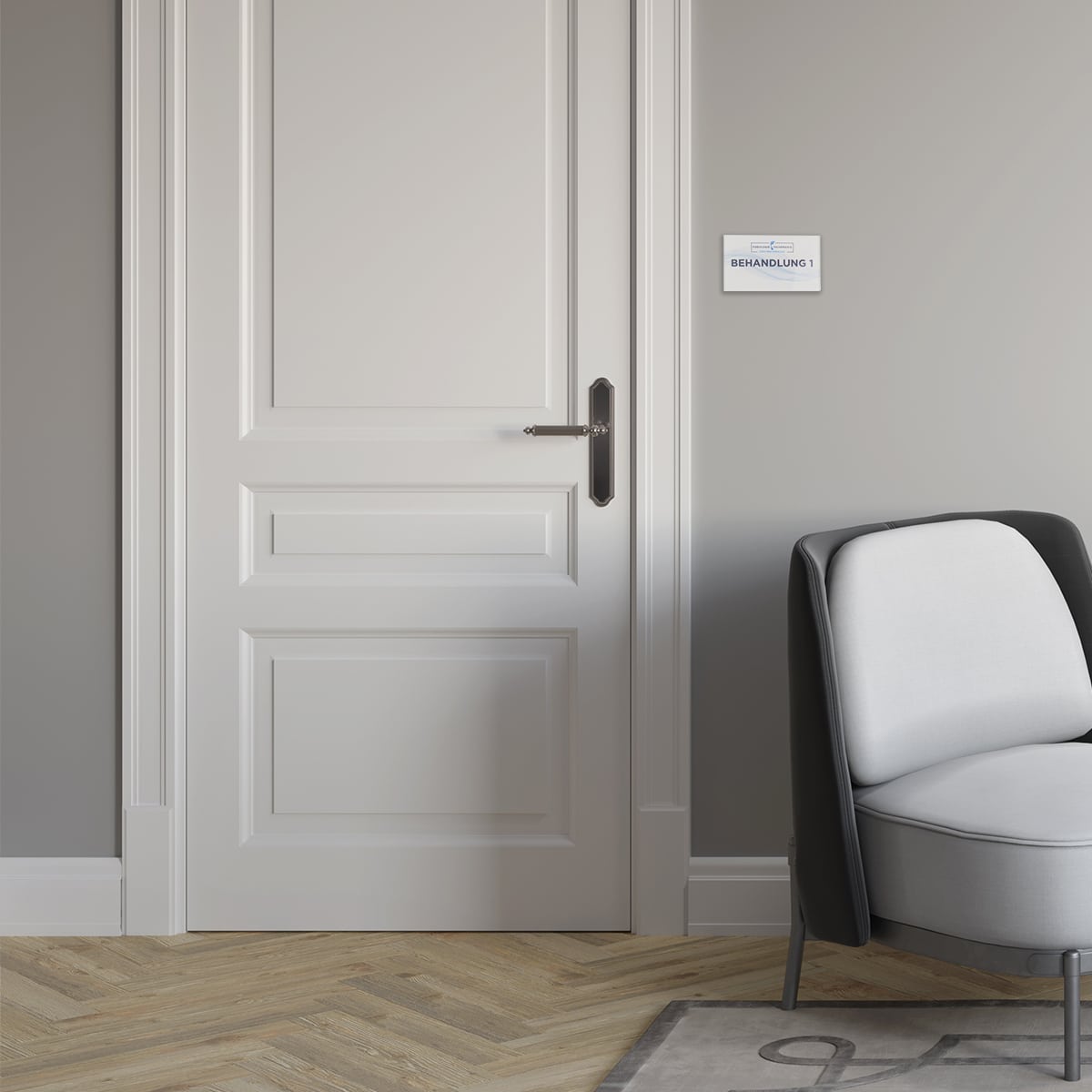 Exclusive room sign / room signs / door sign (WC, staff, room 1 ) acrylic glass - Image 6