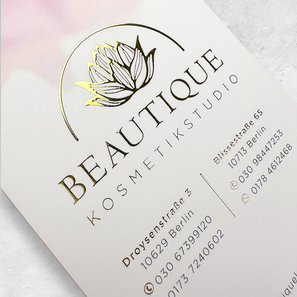 Exclusive 6-page flyer / leaflet with liquid gold or silver - Image 7