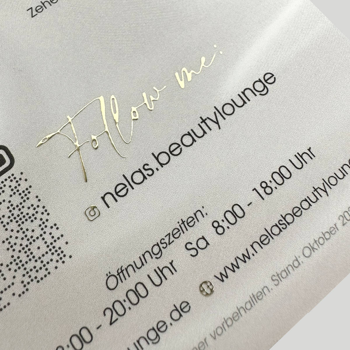 Exclusive 6-page flyer / leaflet with liquid gold or silver - Image 23