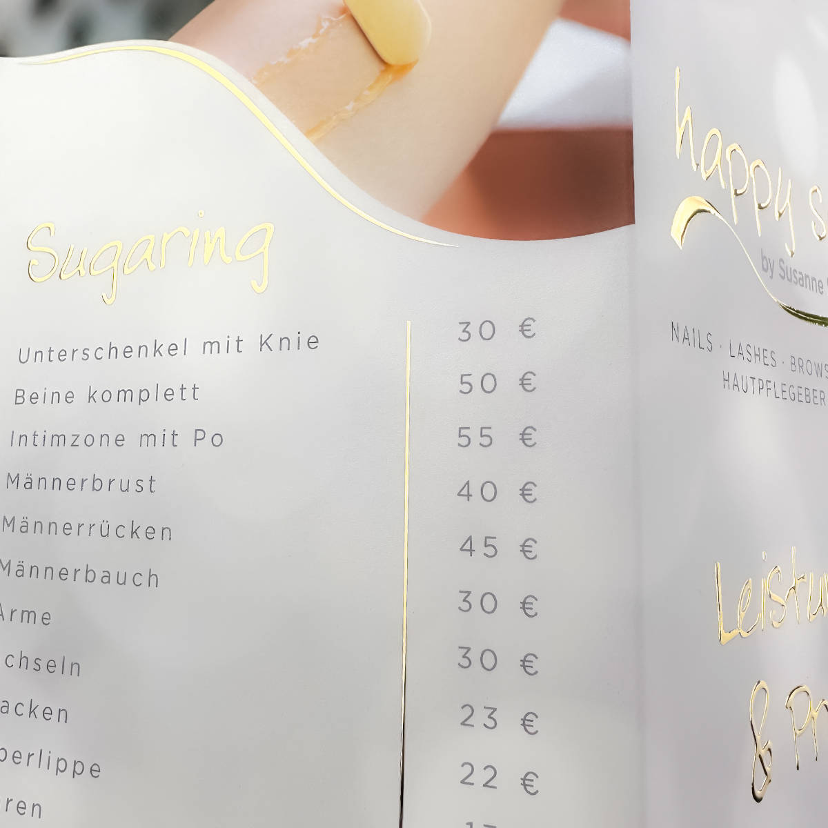 Exclusive 6-page flyer / leaflet with liquid gold or silver - Image 19