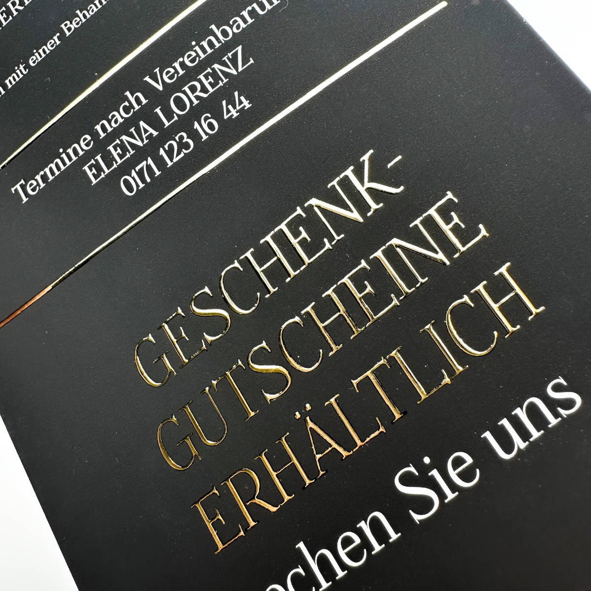 Exclusive 6-page flyer / leaflet with liquid gold or silver - Image 22