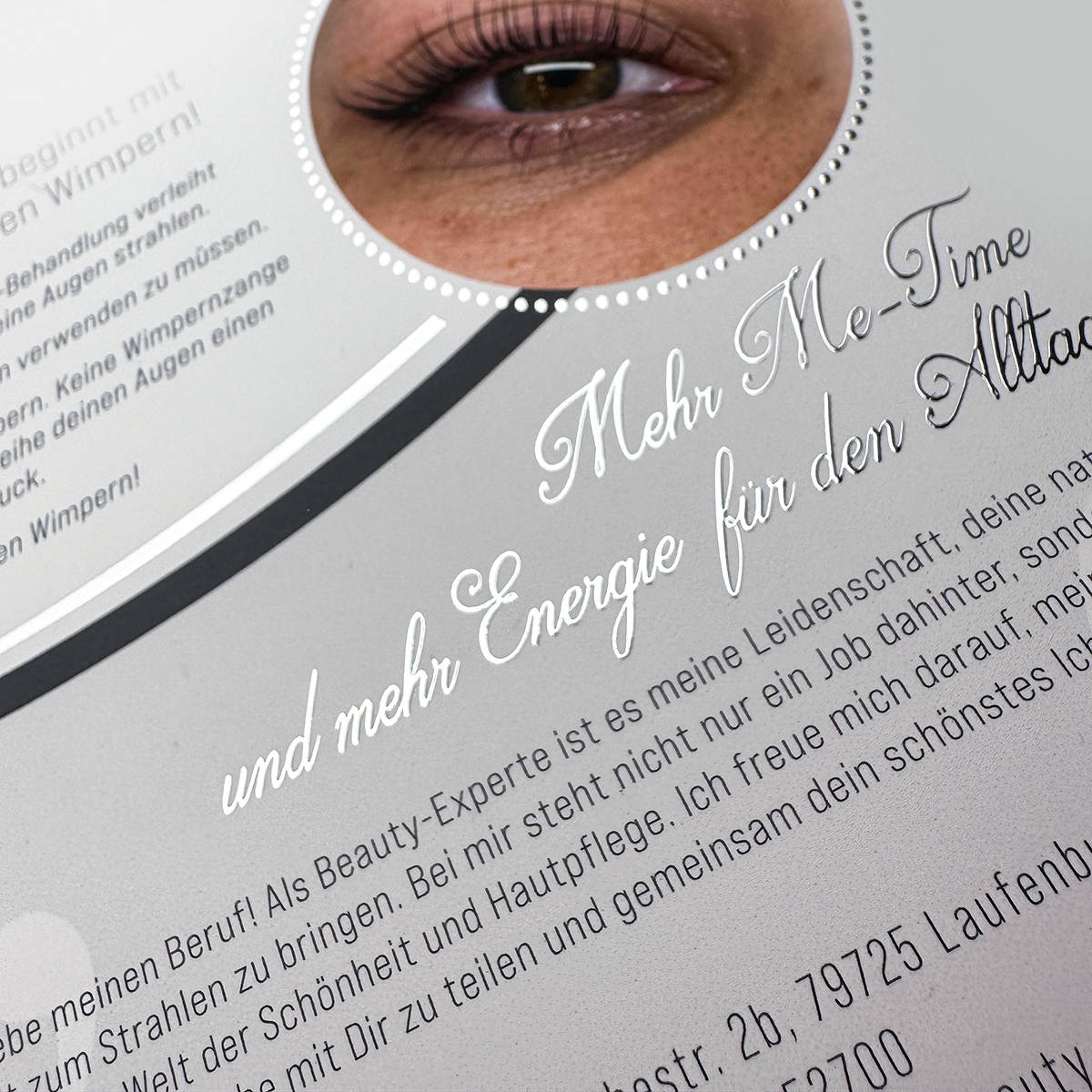 Exclusive 6-page flyer / leaflet with liquid gold or silver - Image 17