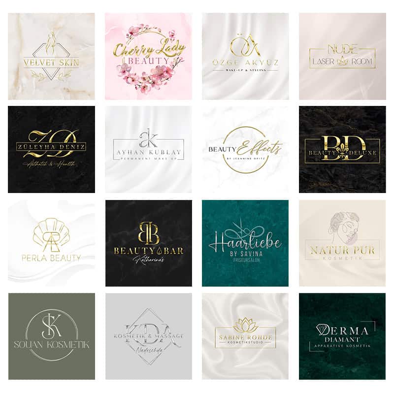 LOGO-Design - Beautylogo: Nails - Lashes - PMU - Beauty - Hair - optional with Liquid-3D-Gold or Silver - Image 3
