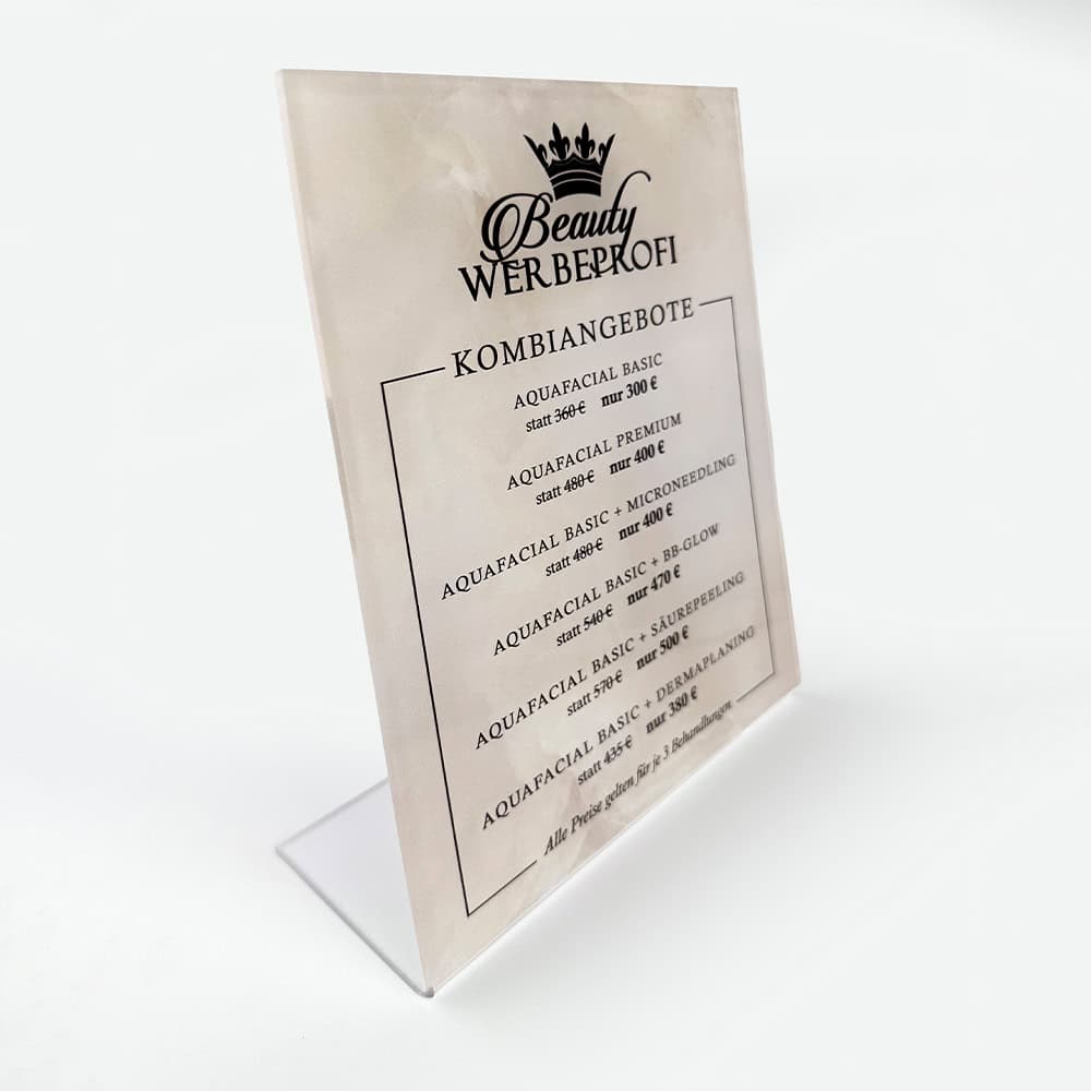 Counter display / price list / information board / notice board - Image 3